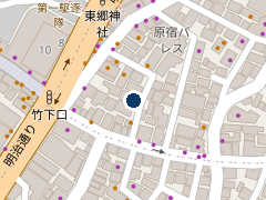タイムズ千駄ヶ谷３丁目第４の位置