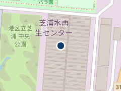 TAKANAWA GATEWAY CITY駐車場　P2の位置