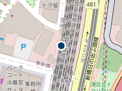 タイムズ新橋５丁目第１４の位置