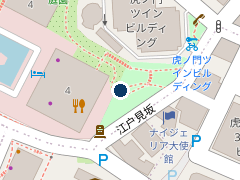 タイムズ溜池山王駅前の位置