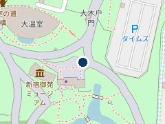タイムズ新宿１丁目第８の位置