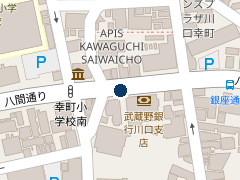 タイムズゆず庵川口店の位置