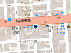 Ｄパーキング亀沢３丁目第１の位置