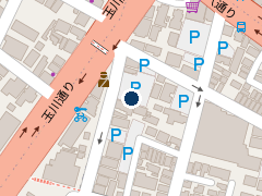 タイムズ瀬田環八通りの位置