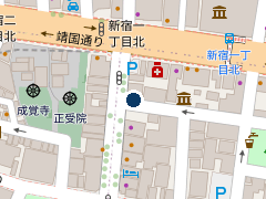 タイムズ新宿５丁目第１３の位置