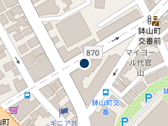 タイムズＴＫフラッツ渋谷の位置